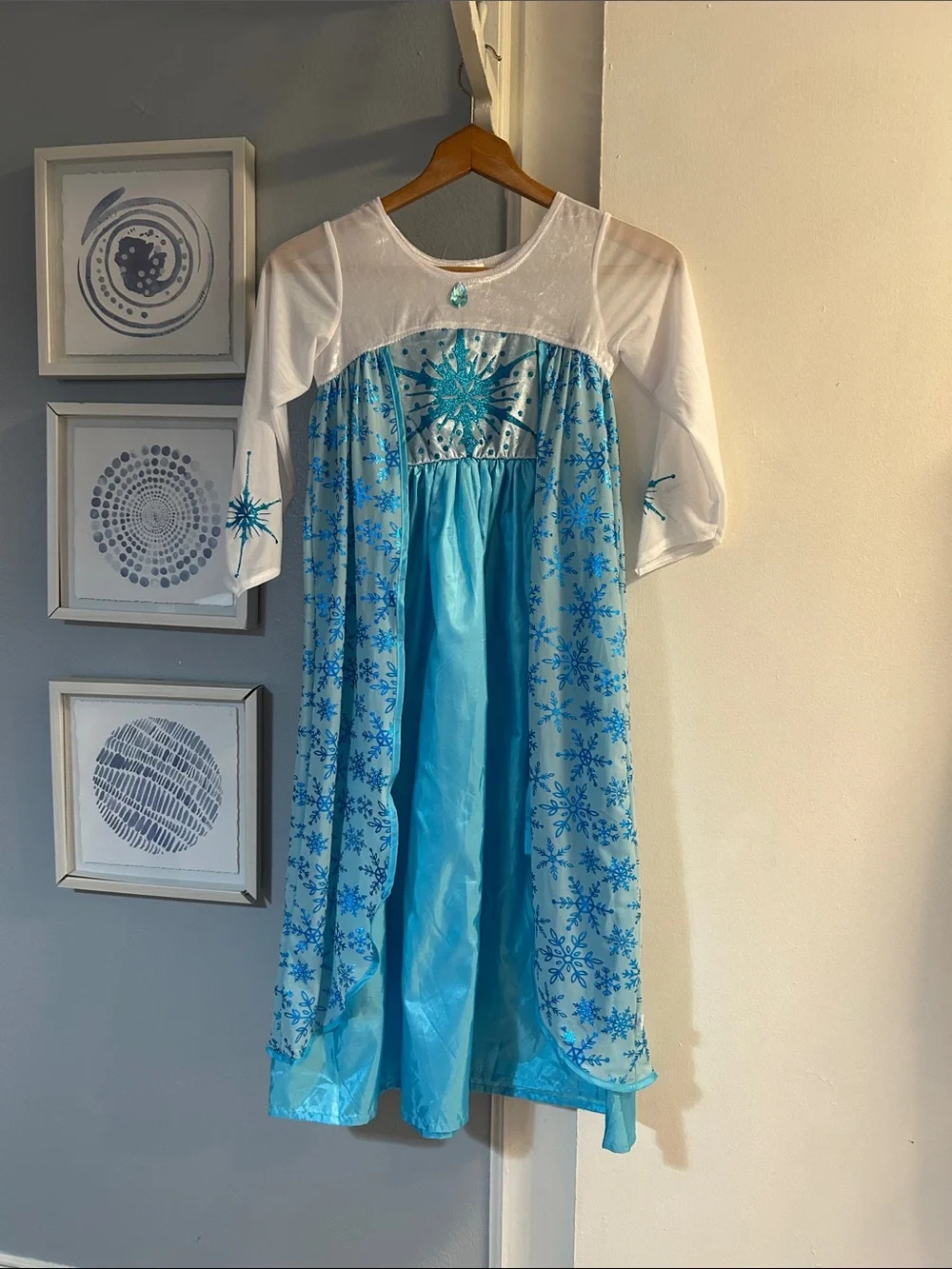 Little Adventures Ice Princess Dress Up Costume Size XL 7-9 Year